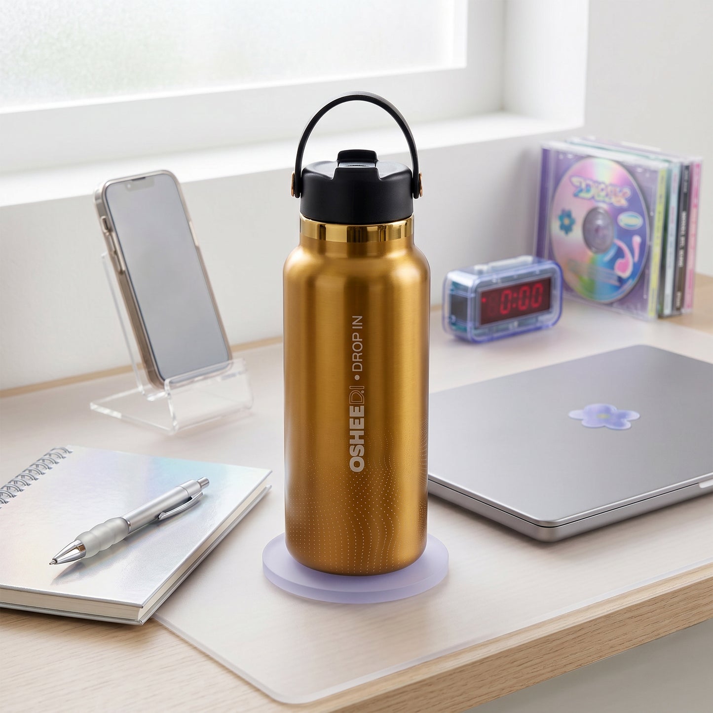 OSHEE DROP IN HydraGo Copper Thermoflasche, Kupfer, 946 ml