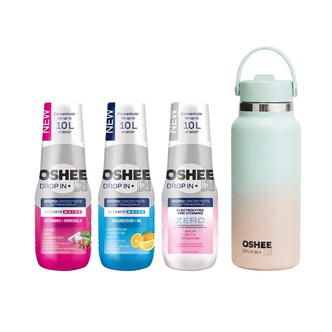 3 x Getränkesirup- Mix in verschiedenen Geschmacksrichtungen + flasche ROSA-MINT 946 ml