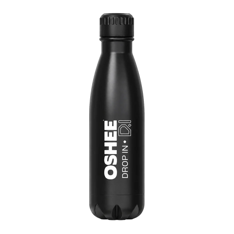Stainless steel thermos flask, black, 500 ml