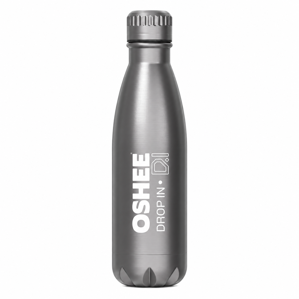 Stainless steel thermos flask, silver, 500 ml