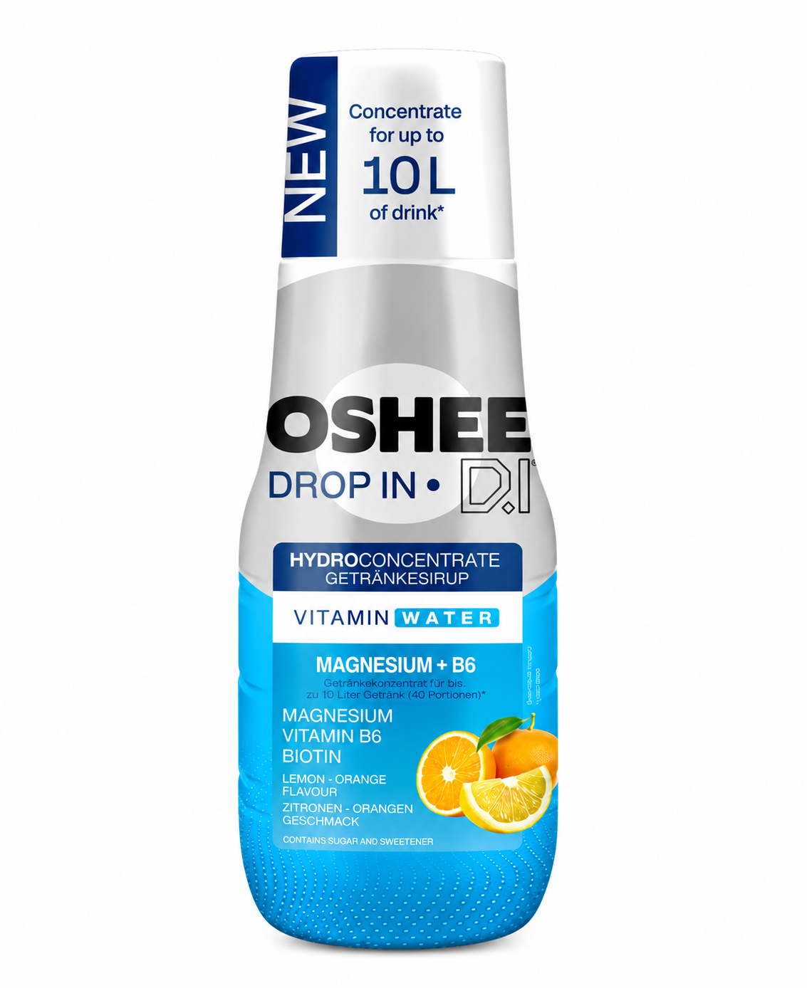OSHEE DROP IN Lemon-Orange Drink Syrup – Vitamins and Magnesium – 500 ml