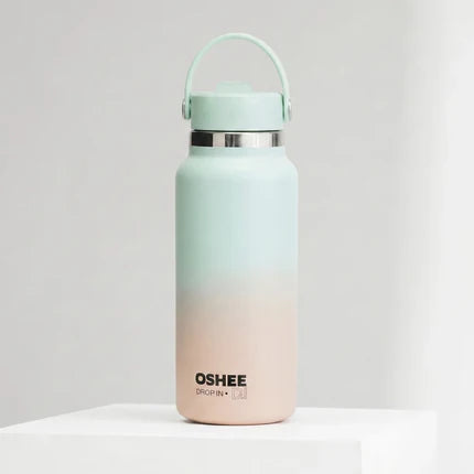 OSHEE DROP IN HydraGo Thermoflasche, Rosa-Mint, 946 ml