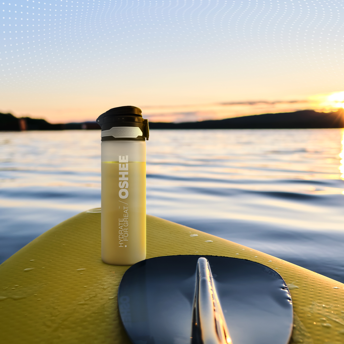 TRANSPARENTE 650-ML-FLASCHE AUS ROBUSTEM TRITAN