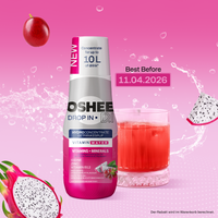 OSHEE DROP IN Beverage Syrup Red Grape Dragon Fruit – Vitamins and Minerals – 500 ml