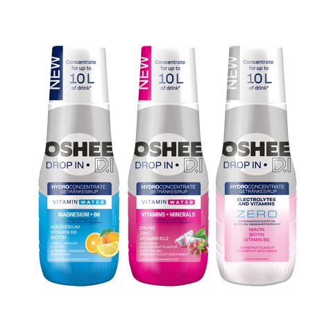 Taste Explorer Pack - Rote Traube-Drachenfrucht + Grapefruit + Zitrone-Orange – 3x500 ml